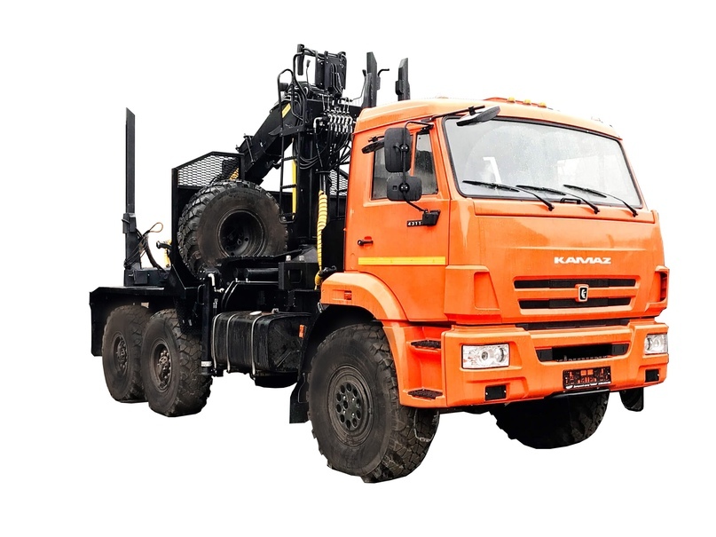 Лесовоз КАМАЗ 43118 С ГМУ ВЕЛМАШ VM10L74 